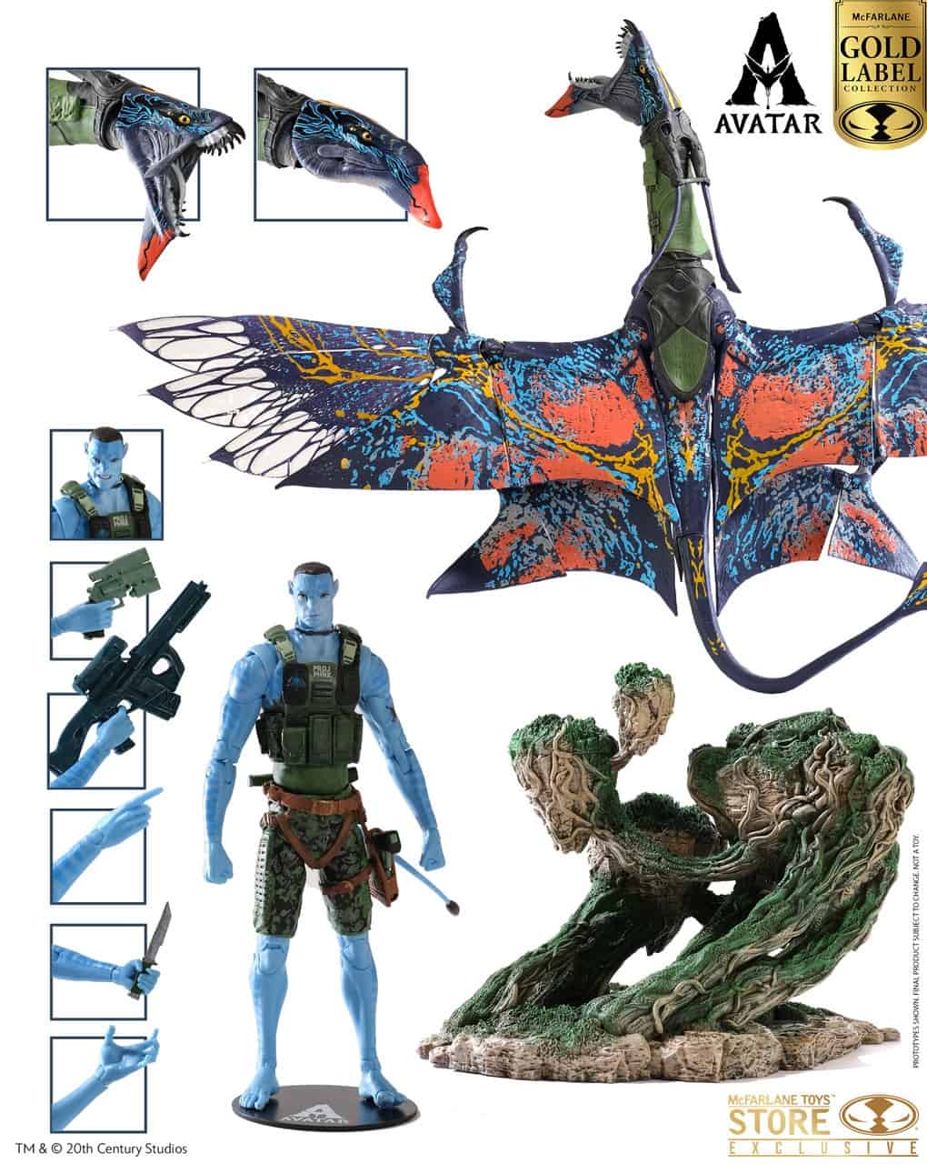 Avatar: The Way of Water Quaritch & RDA Banshee 2-pack unveiled