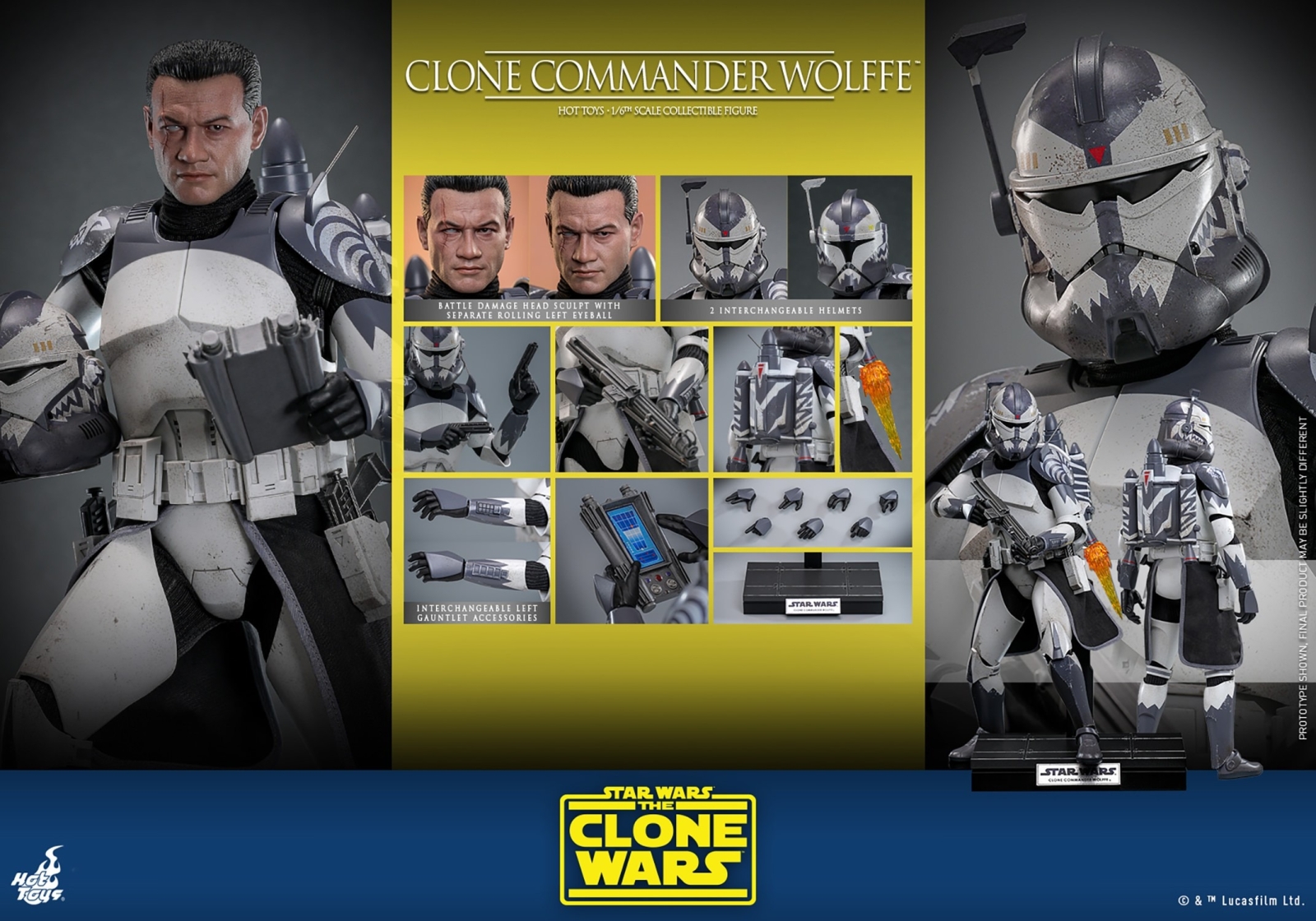Clone Commander Wolffe and the Wolf Pack join Hot Toys' Star Clone Commander Wolffe and the Wolf Pack join Hot Toys' Star