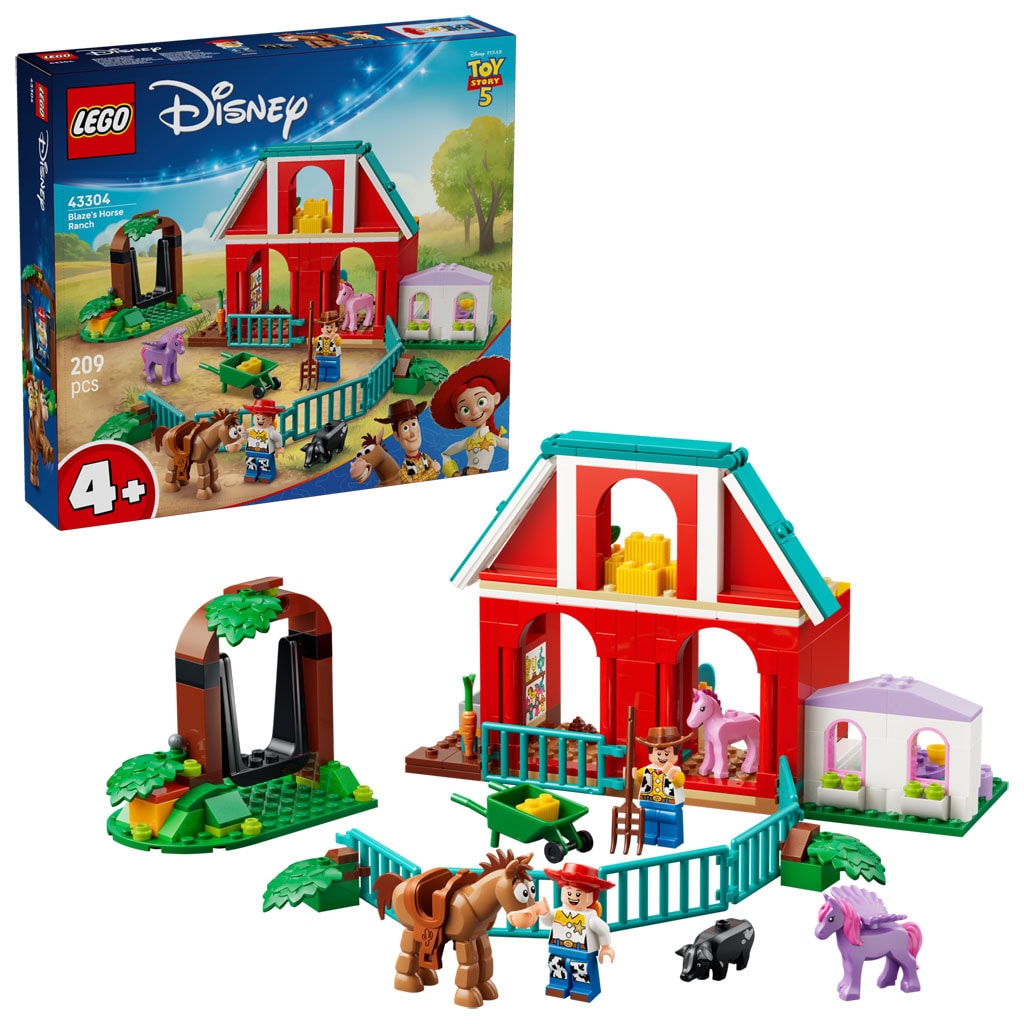 LEGO Disney Toy Story 5 Blaze's Horse Ranch set revealed
