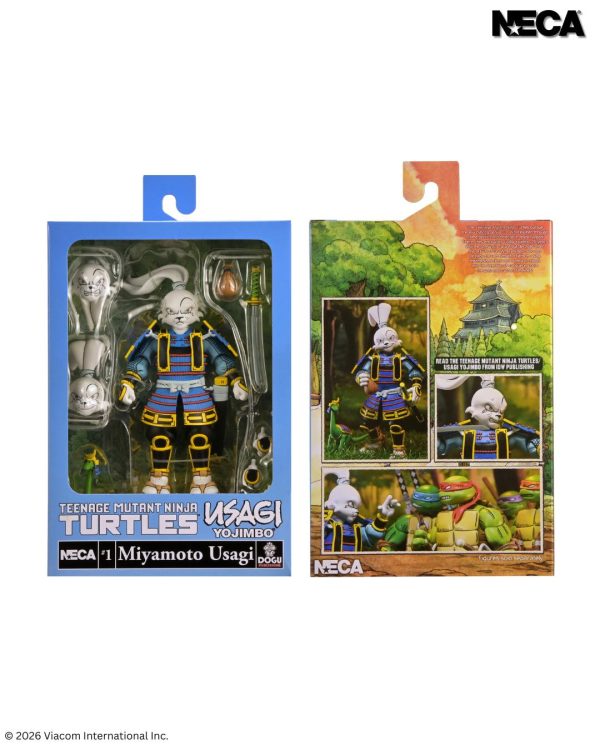Miyamoto Usagi joins NECA's TMNT x Usagi Yojimbo collection with