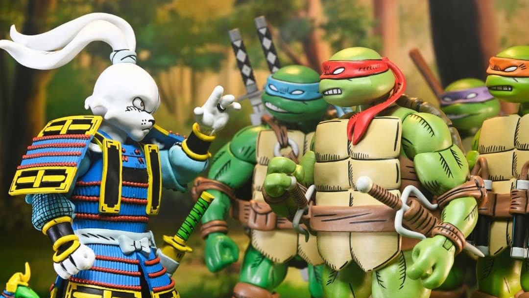 Usagi Rocks Collection Miyamoto Usagi joins NECA's TMNT x Usagi Yojimbo collection with ...