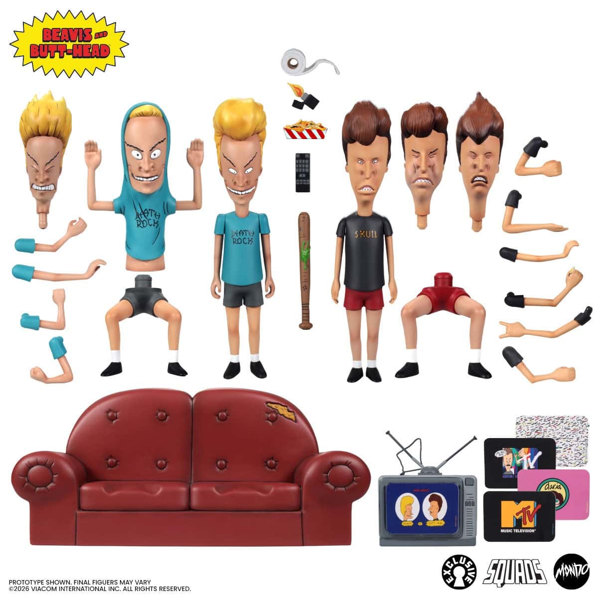 Beavis Commando Mondo's Beavis and Butt-Head limited edition action figure set launches ...