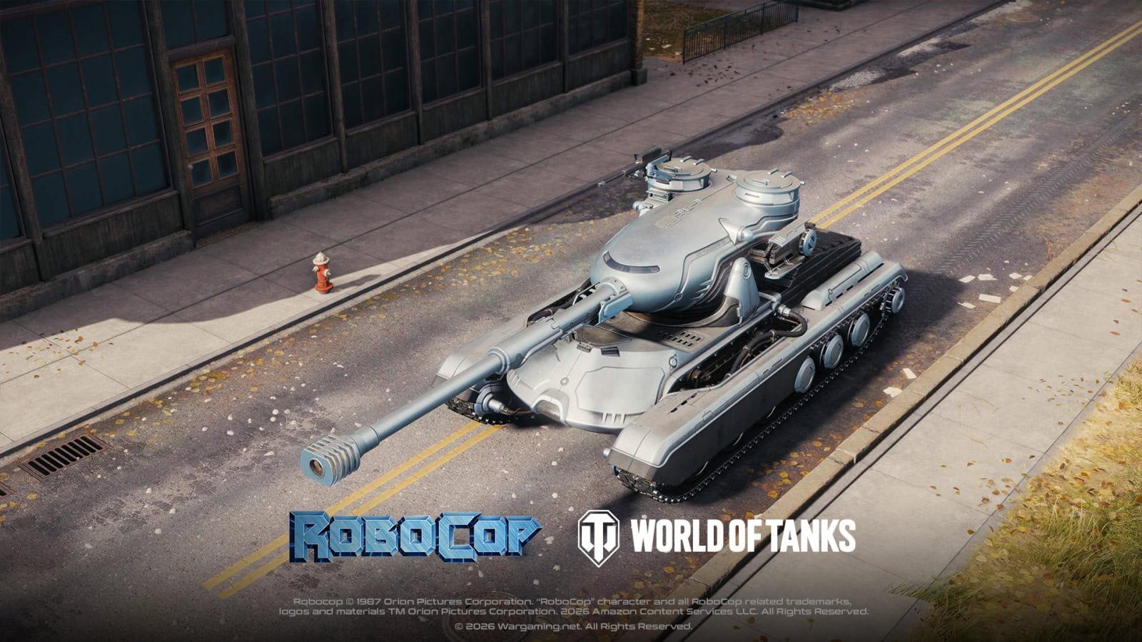Robocop Tank RoboCop to uphold the law in World of Tanks with new Battle Pass Special