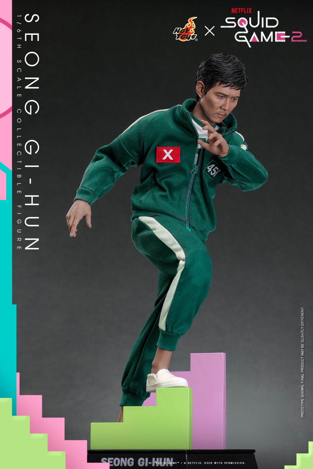Squid Game's Seong Gi-hun gets a sixth scale figure from Hot Toys
