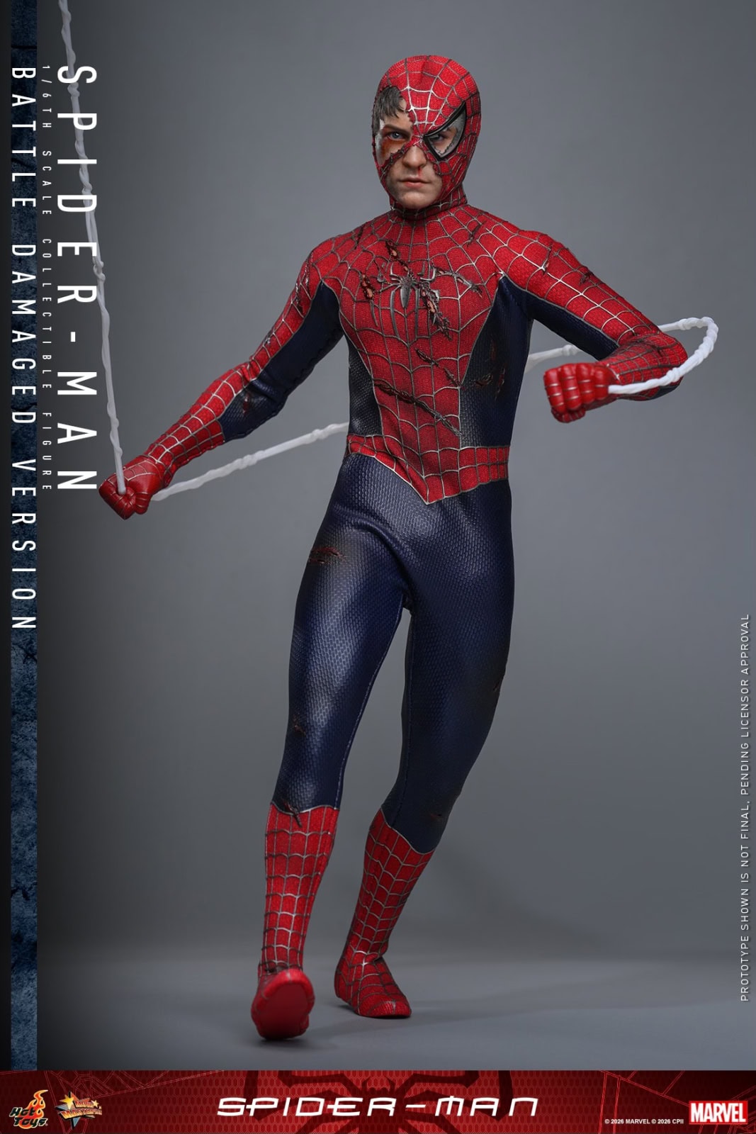Tobey Maguire's Spider-Man gets Battle Damaged for new Hot Toys sixth ...