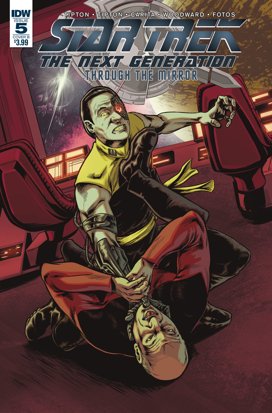 Premonition Stadion otte Comic Book Review - Star Trek: The Next Generation: Through The Mirror #5