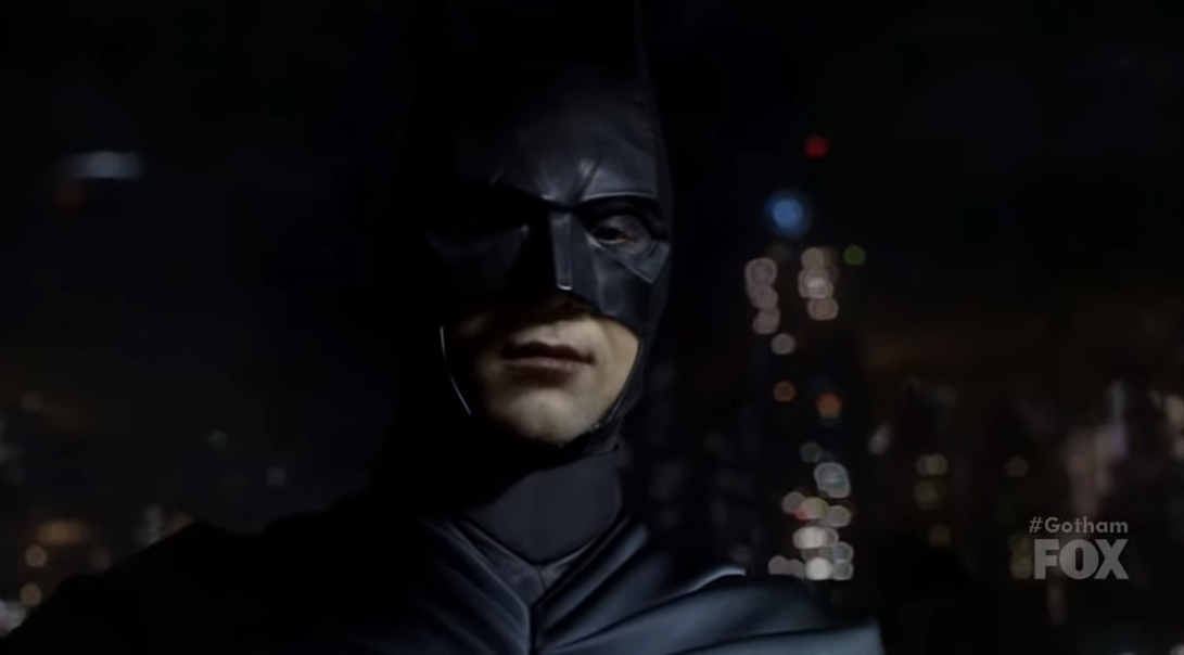 Watch Batman's appearance in the Gotham series finale