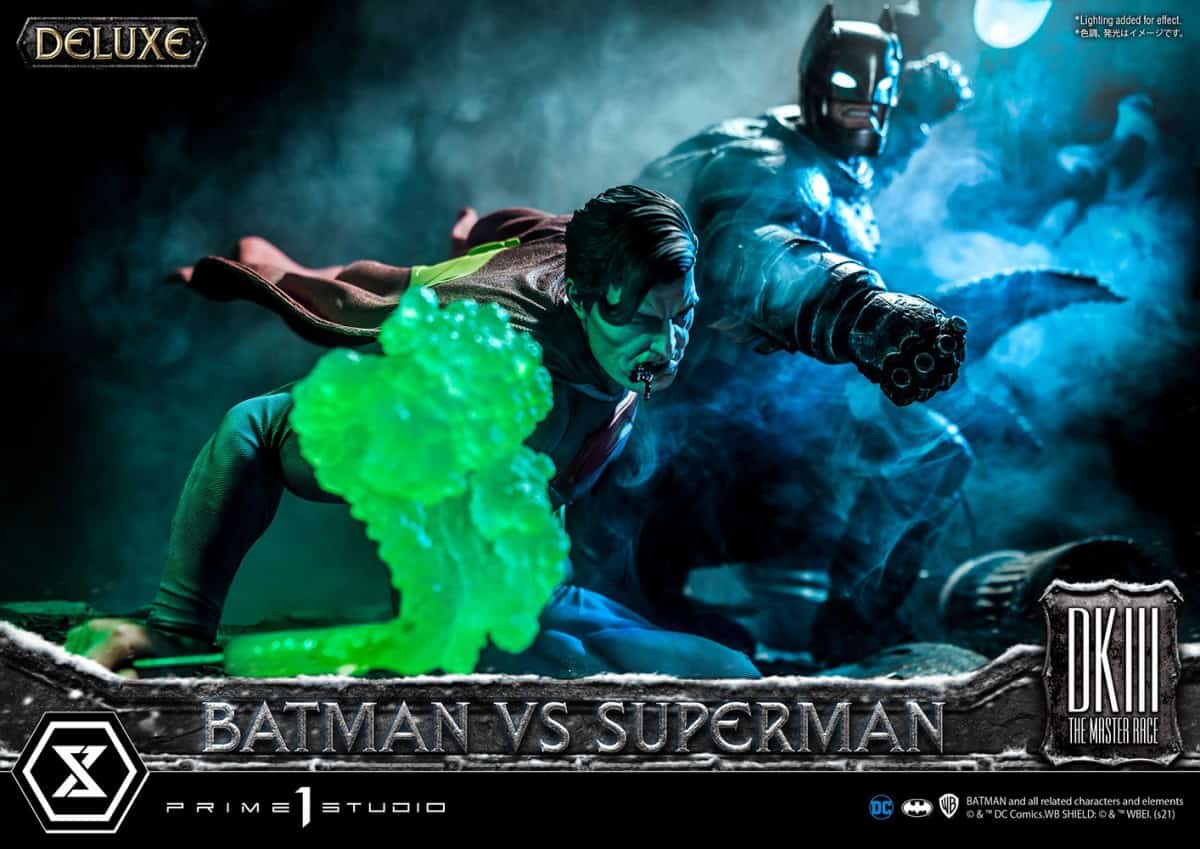 The Dark Knight Returns Batman vs Superman Ultimate Diorama Masterline  Series statue unveiled by Prime 1 Studio