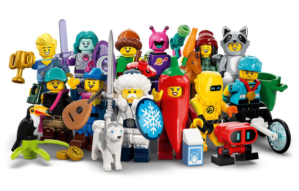 romantisk udrydde Teasing LEGO Collectible Minifigures Series 22 character names and promo images  released