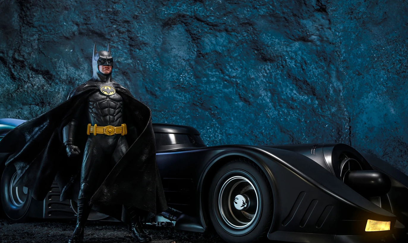 Michael Keaton's Batman returns with Hot Toys sixth scale figure and  Batmobile