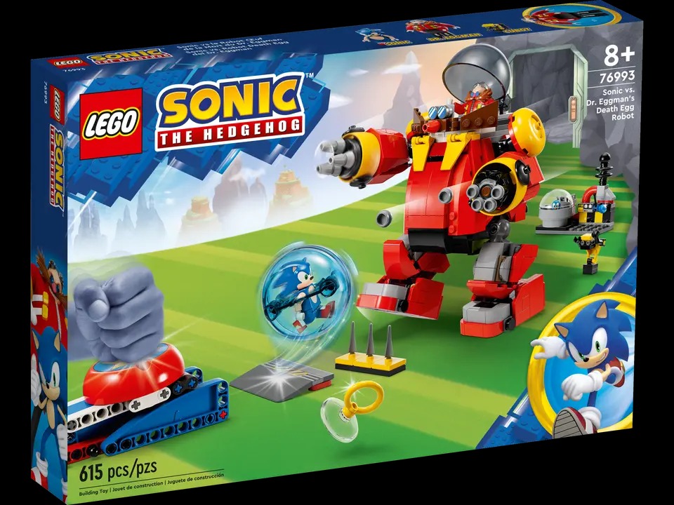 Set de construção Sonic: Sonic vs. Robot Death Egg del Dr. Eggman